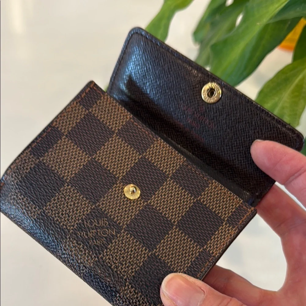 Louis Vuitton Ludlow Damier Ebene Brown Waller - Picture 4 of 7